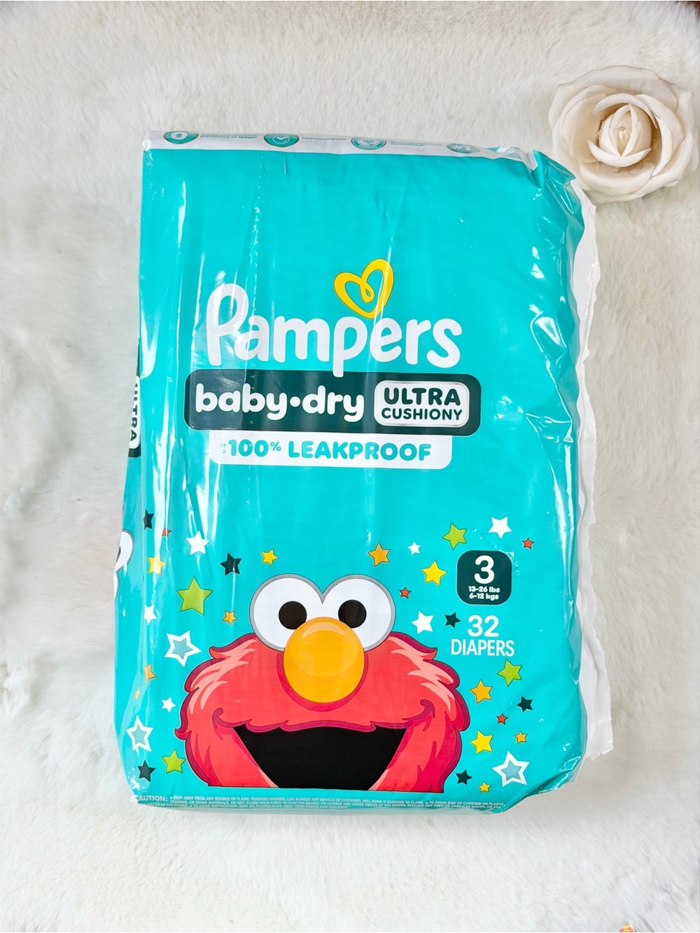 PAMPERS Baby-Dry Ultra Cushiony Diapers Size 3 - (32 Count) 13-26lbs